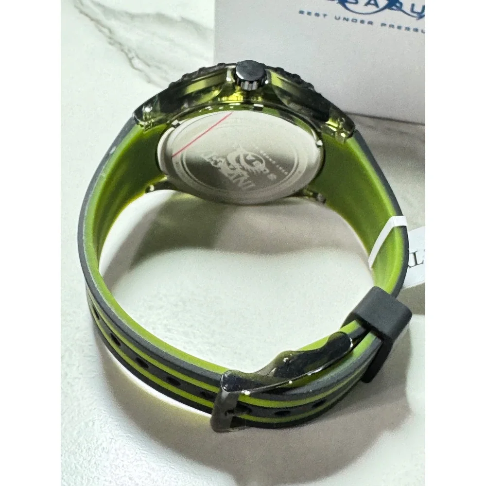 Invicta Subaqua Watch 70035 Black Lime Green Silicone 100M Water Resistant New